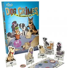 Cover art for ThinkFun Dog Crimes Logic Game and Brainteaser for Boys and Girls Age 8 and Up - A Smart Game with a Fun Theme and Hilarious Artwork