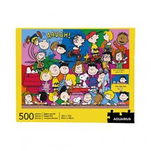 Cover art for Aquarius Peanuts Gang Jigsaw Puzzle (500 Pieces), Collectibles, Glare Free, Games, 14 x 19 Inches