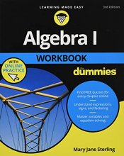 Cover art for Algebra I Workbook For Dummies