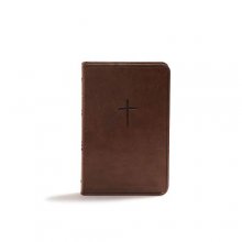 Cover art for CSB Compact Bible, Brown LeatherTouch, Value Edition