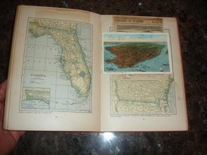 Cover art for The Literary Digest 1927 Atlas Of The World And Gazetteer - Featuring The Signature Of, And An Illustration By, Ward Kimball