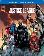 Cover art for Justice League Limited Edition SteelBook (Blu-ray/Blu-ray+Digital)