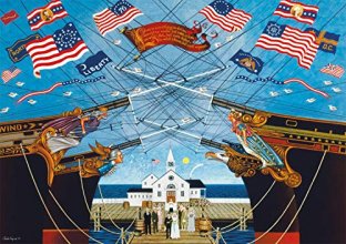 Cover art for Buffalo Games - Charles Wysocki - Dockside Marriage - 500 Piece Jigsaw Puzzle