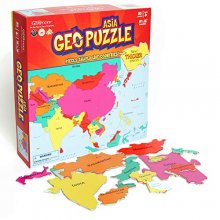 Cover art for GeoToys — GeoPuzzle Asia — Educational Kid Toys for Boys and Girls, 50 Piece Geography Jigsaw Puzzle, Jumbo Size Kids Puzzle — Ages 4 and up