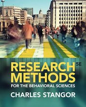 Cover art for Research Methods for the Behavioral Sciences