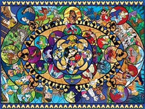 Cover art for Ceaco - Disney Classics II - Oval Stained Glass - 1500 Piece Jigsaw Puzzle