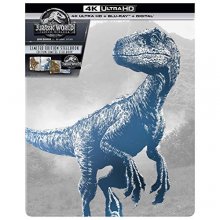 Cover art for Jurassic World: Fallen Kingdom Steelbook Limited Edition (4K/UHD + Blu-Ray + Digital)