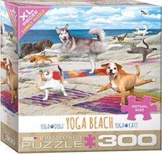 Cover art for EuroGraphics 8300-5456 Yoga Beach 300Piece Puzzle, Multi-Colored