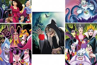 Cover art for Ceaco Disney Villains 5 in 1 Multipack Jigsaw Puzzles, (2) 300 Pieces, (2) 500 Pieces, (1) 750 Pieces