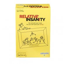 Cover art for Relative Insanity -- Hilarious Party Game -- From Comedian Jeff Foxworthy -- Ages 14+ -- 4+ Players