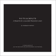 Cover art for Nuts & Bolts, A blueprint for a successful illustration career
