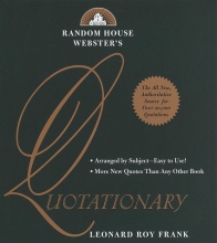 Cover art for Random House Webster's Quotationary