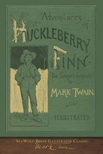 Cover art for Adventures of Huckleberry Finn (SeaWolf Press Illustrated Classic): First Edition Cover