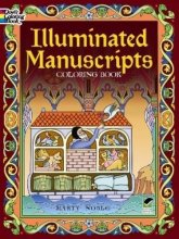 Cover art for Illuminated Manuscripts Coloring Book (Dover Art Coloring Book)