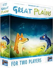 Cover art for Great Plains Board Game | Abstract Puzzle Game | Strategy Board Game | Fun Family Board Game for Adults and Kids | Ages 10 and up | 2 Players | Average Playtime 20 Minutes | Made by Lookout Games