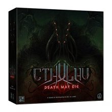 Cover art for Cthulu: Death May Die Board Game | Horror Game | Mystery Game | Cooperative Game for Adults and Teens | Ages 14+ | 1-5 Players | Average Playtime 90-120 Minutes | Made by CMON
