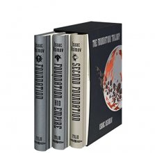 Cover art for The Foundation Trilogy (Folio Society) with Slipcase 2021 print date