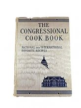 Cover art for Cook Book "The Congressional Cook Book" Politics 1933