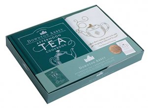 Cover art for The Official Downton Abbey Afternoon Tea Cookbook Gift Set [book + tea towel] (Downton Abbey Cookery)