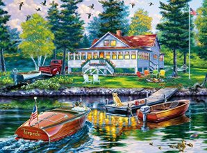 Cover art for Buffalo Games - Darrell Bush - Cottage Retreat - 1000 Piece Jigsaw Puzzle