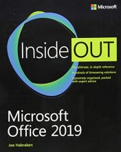 Cover art for Microsoft Office 2019 Inside Out