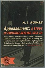 Cover art for Appeasement: A Study in Political Decline, 1933-34