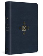 Cover art for ESV Student Study Bible (TruTone, Navy, Cross of Christ Design)