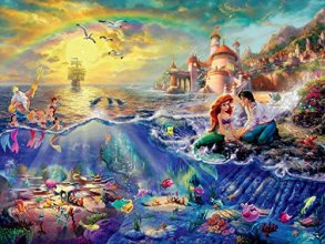 Cover art for Ceaco -Thomas Kinkade - Disney Collection - The Little Mermaid - 750 Piece Jigsaw Puzzle