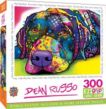 Cover art for MasterPieces Dean Russo 300 Puzzles Collection - My Dog Blue 300 Piece Jigsaw Puzzle, 18" x 24"