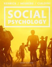 Cover art for Social Psychology: Goals in Interaction (6th Edition)