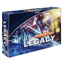 Cover art for Pandemic Legacy Season 1 Blue Edition Board Game | Board Game for Adults and Family | Cooperative Board Game | Ages 13+ | 2 to 4 players | Average Playtime 60 minutes | Made by Z-Man Games