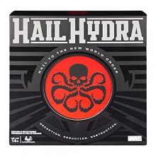 Cover art for Marvel, Hail Hydra Superhero Board Game Black Panther Hulk Captain America Red Skull Black Widow Spiderman, for Adults and Teens Ages 14 and up