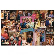 Cover art for The Golden Girls Collage '80s Puzzle for Adults and Kids | 1000 Piece Jigsaw Puzzle Toy | Fun Interactive Brain Teaser for Family Game Night | 28 x 20 Inches