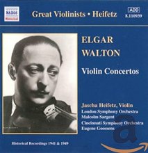 Cover art for Elgar / Walton: Violin Concertos (Great Violinists)