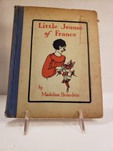 Cover art for 1929 Vtg Little Jeanne of France Brandeis Young Adult Novel Set in Parisian City