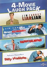 Cover art for 4-Movie Laugh Pack: Liar Liar / Bruce Almighty / Happy Gilmore / Billy Madison