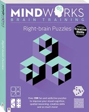 Cover art for Mindworks Brain Training Over 320 puzzles Bind-up Right Brain 2019 Year Edition Paperback