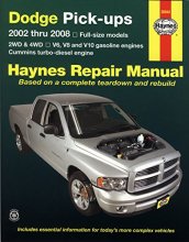 Cover art for Dodge Pick-ups: 2002 thru 2008 (Haynes Repair Manual)