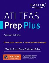 Cover art for ATI TEAS Prep Plus: 2 Practice Tests + Proven Strategies + Online (Kaplan Test Prep)
