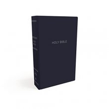 Cover art for NKJV, Gift and Award Bible, Leather-Look, Blue, Red Letter, Comfort Print: Holy Bible, New King James Version