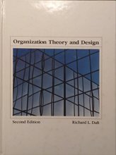 Cover art for Organization theory and design