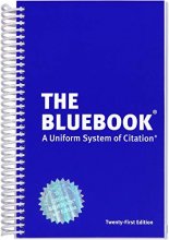 Cover art for The Bluebook: A Uniform System of Citation, 21st Edition
