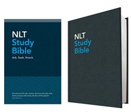 Cover art for NLT Study Bible (Red Letter, Hardcover Cloth, Blue)