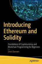 Cover art for Introducing Ethereum and Solidity: Foundations of Cryptocurrency and Blockchain Programming for Beginners
