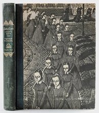 Cover art for Jane Eyre.With wood engravings by Fritz Eichenberg