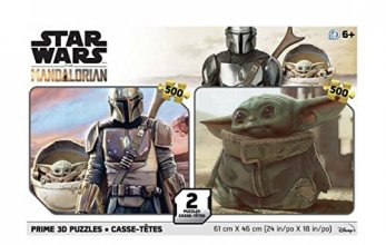 Cover art for Star Wars The Mandalorian Prime 3D Puzzles Two Pack 500pc