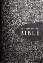 Cover art for The Everyday Life Bible: Hand-tooled Pewter with Graphite Inset (Bonded Leather)