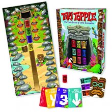 Cover art for Gamewright Tiki Topple - The Tactical Board Game of Totem Domination Board Game Multi-colored, 5"