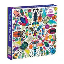 Cover art for Mudpuppy Kaleido-Beetles Puzzle, 500 Pieces, 20” x 20” – Ages 8+ – Colorful Beetles Arranged in a Kaleidoscope View Pattern – Fun and Challenging, Perfect Family Puzzle, Multicolor (0735362335)
