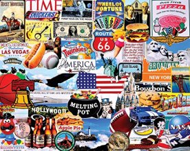 Cover art for White Mountain Puzzles I Love America - 1000 Piece Jigsaw Puzzle